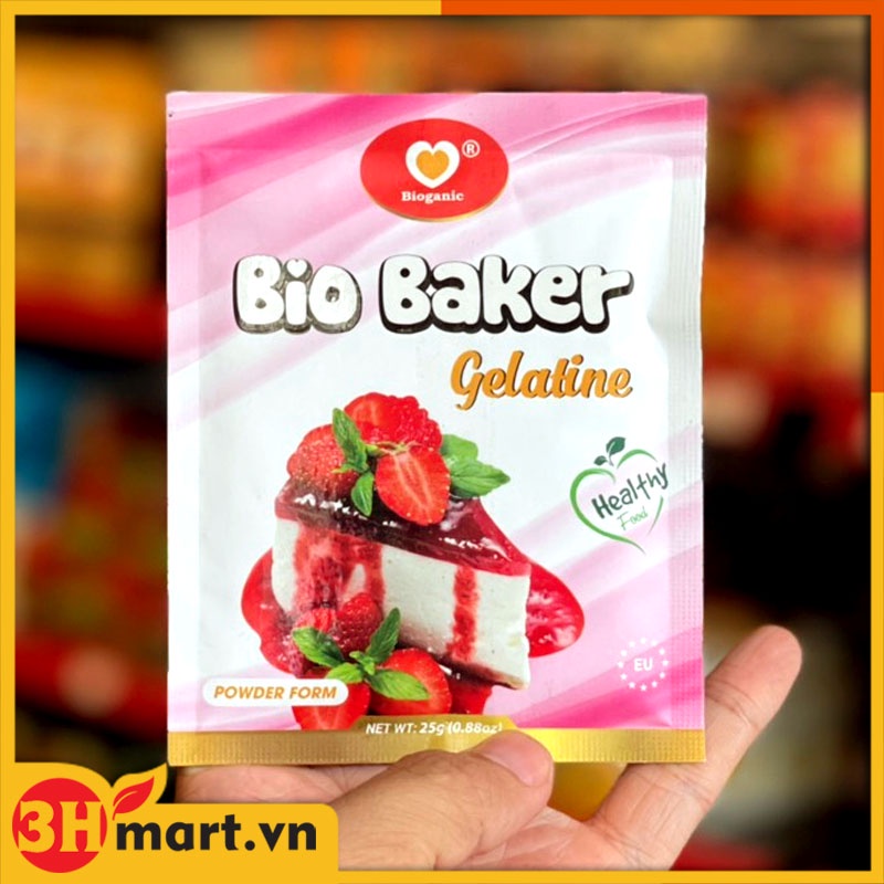 Bột Gelatin BIO BAKER gelatine 25g Shopee Việt Nam