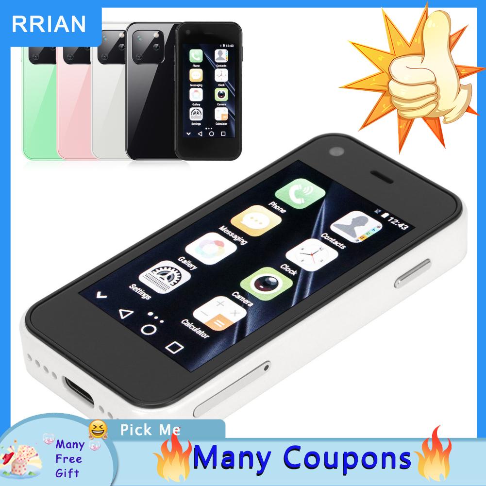 Rrianfo Smartphone Mini Size 2.5inch HD Touchscreen Lightweight Cell