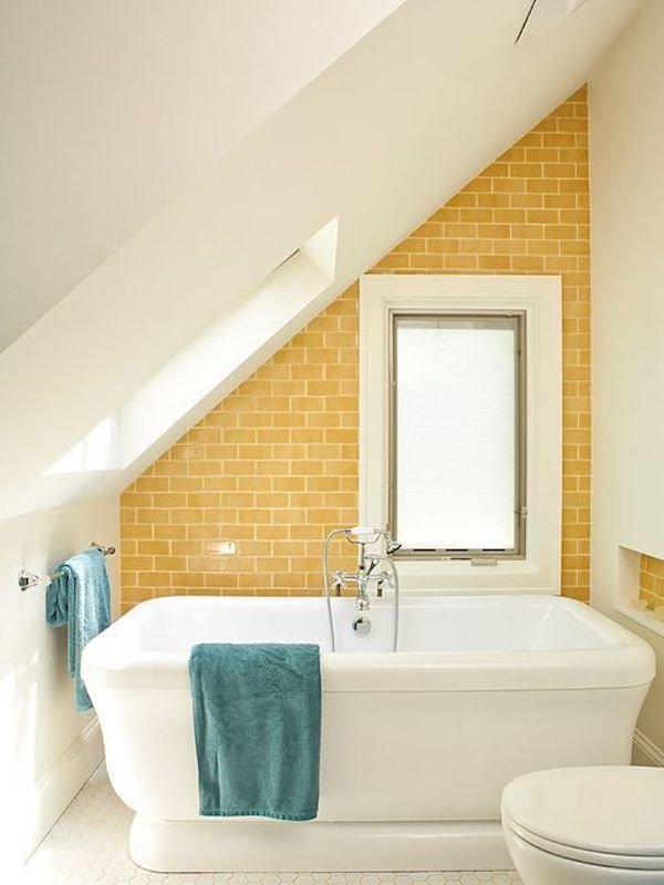 Soft Yellow Bathroom