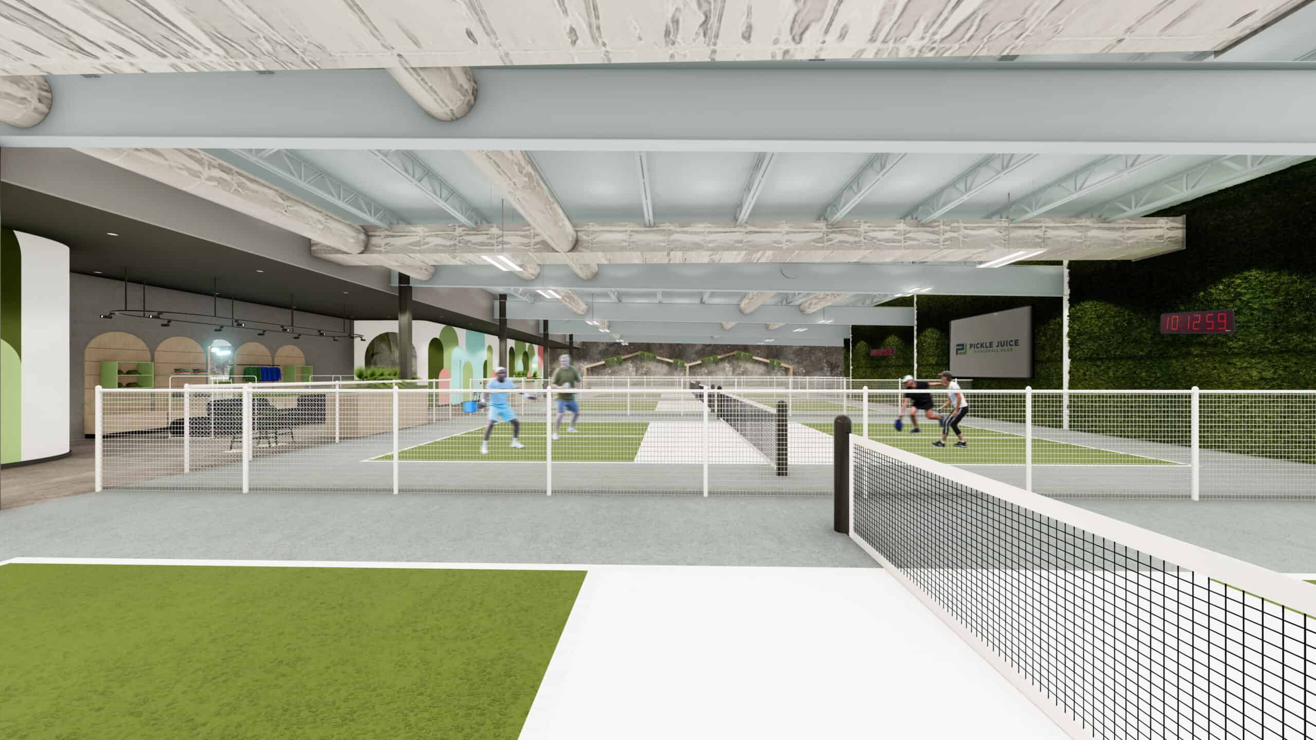 JUICY PEEK Indoor Pickleball Ventnor Plaza Downbeach BUZZ