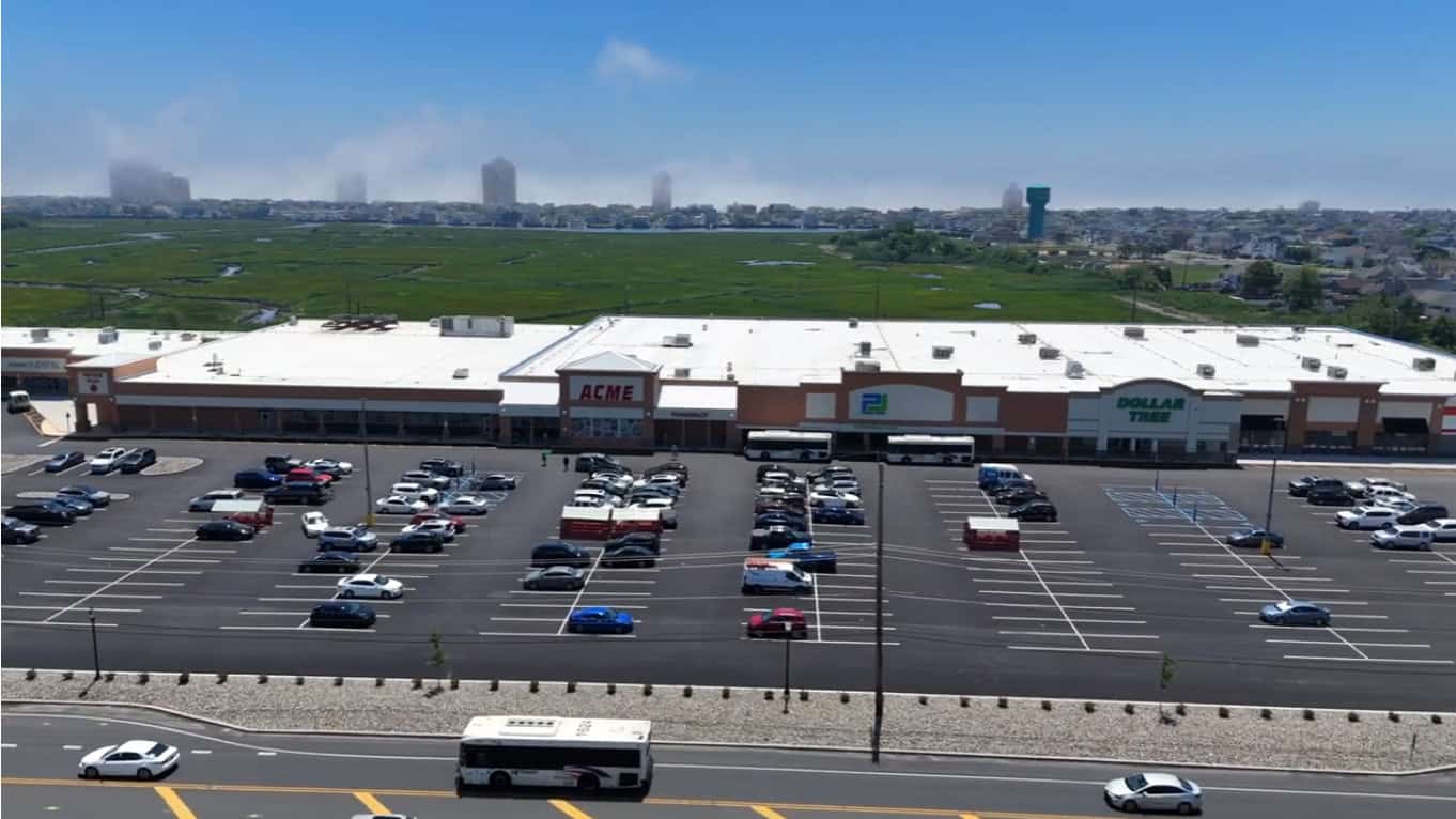 VIDEO Drone Flight Over AllNew Ventnor Plaza Downbeach BUZZ