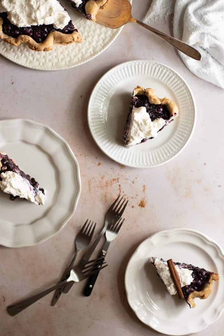 A Traditional Wild Maine Blueberry Pie Recipe Downeats