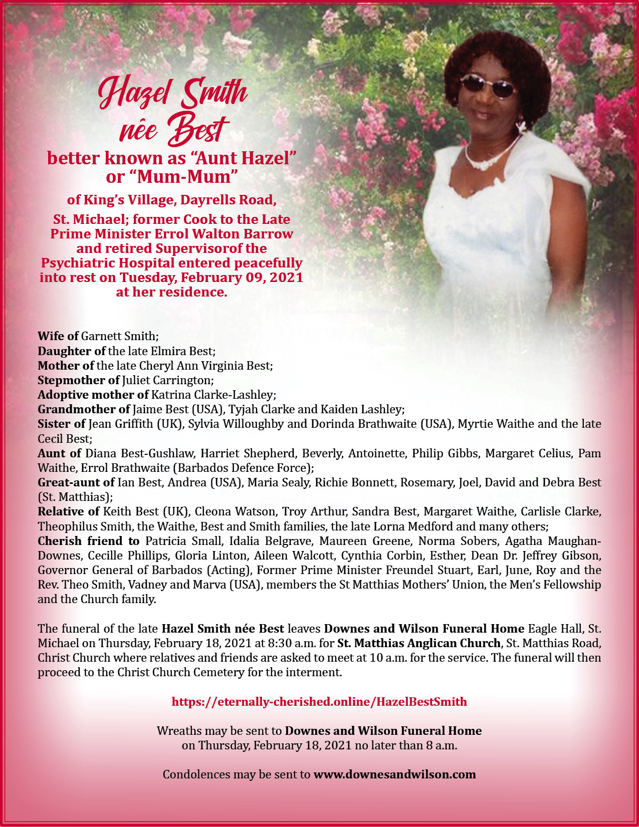 Hazel Smith Downes & Wilson Funeral Home