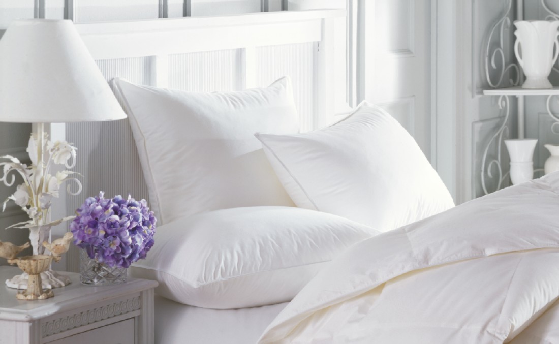 The Down Factory Store offers down bed comforters and discount down