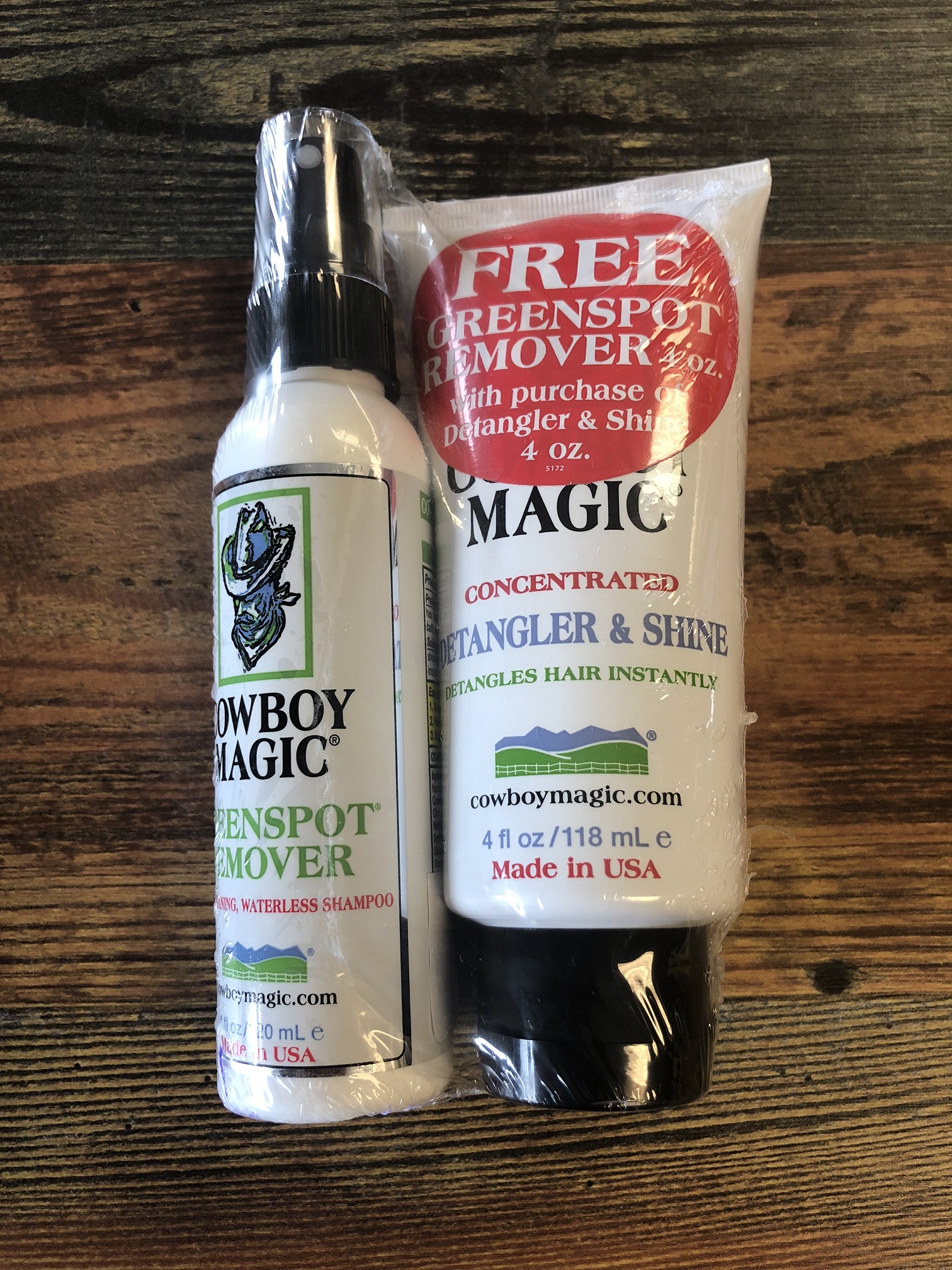 Cowboy Magic 2pk Detangler + Greenspot Remover Down Home Tack & Feed