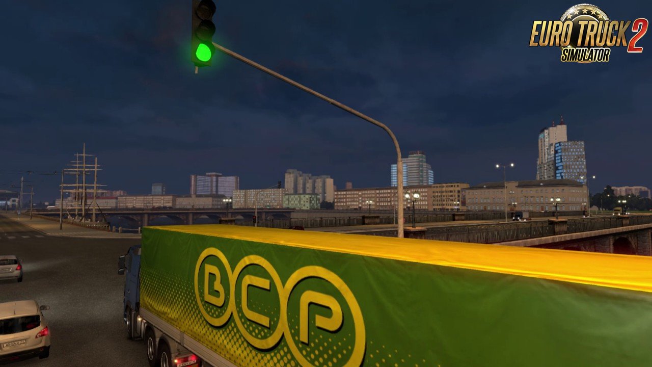 Traffic lights with a flashing green v2.0 » ETS2 mods Euro Truck