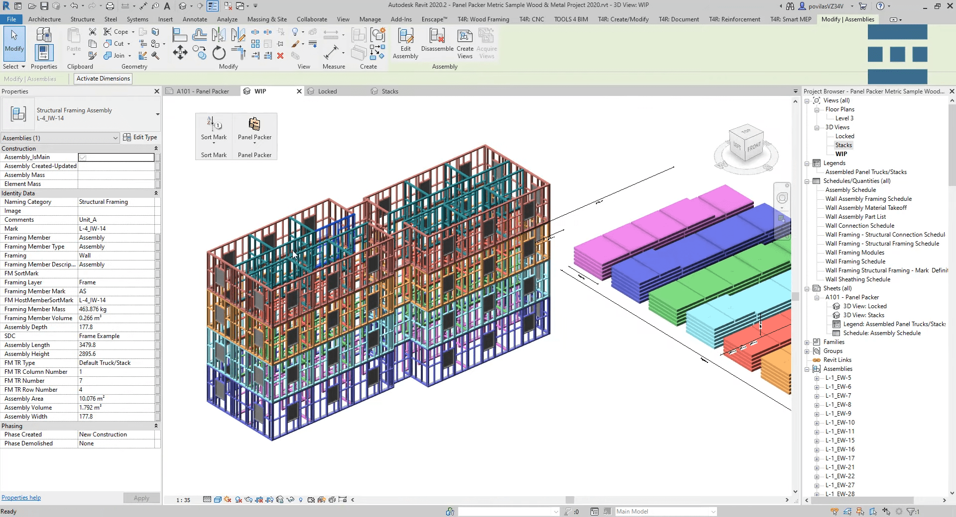 Panel Packer for Revit Download & Plans, Workflows & Integrations