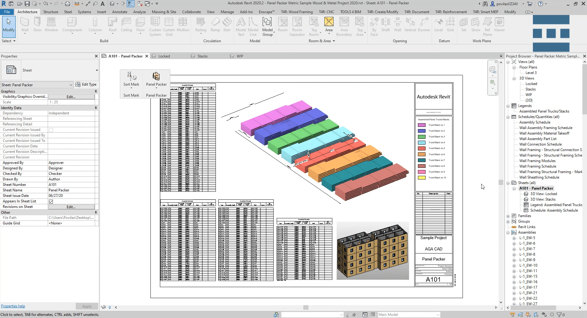 Panel Packer for Revit Download & Plans, Workflows & Integrations