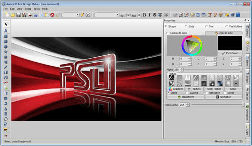 Aurora 3D Text & Logo Maker Graphic Design Software 25