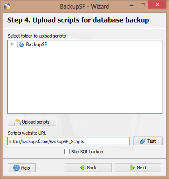 BackupSF Basic Database Management Software Download for PC
