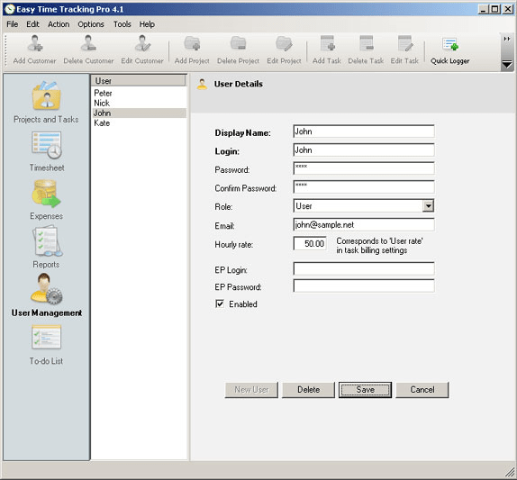 Easy Time Tracking Pro Accounting Software for Mac & PC