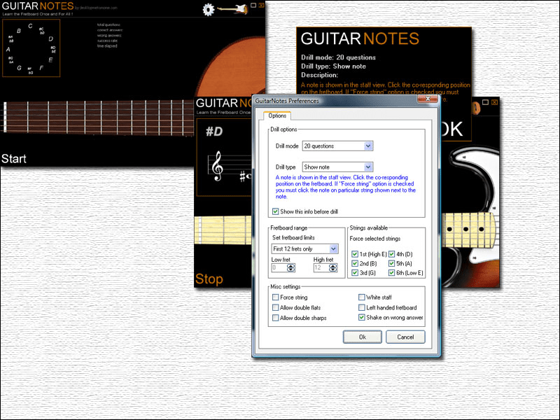 Guitar Notes Educational Software 40 off Discount for PC