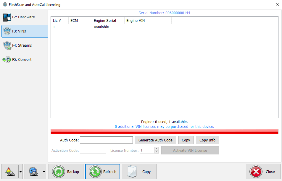EFILive AutoCal/FlashScan Serial and Auth Code