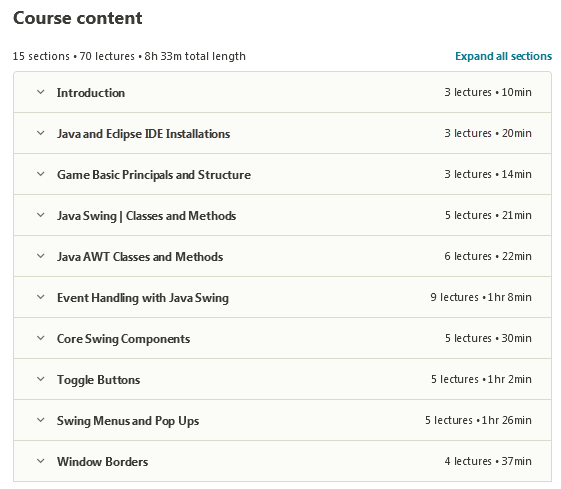 آموزش The Complete Java Swing Course for GUI Development for 2021 آموزش The Complete Java Swing Course for GUI Development for 2021