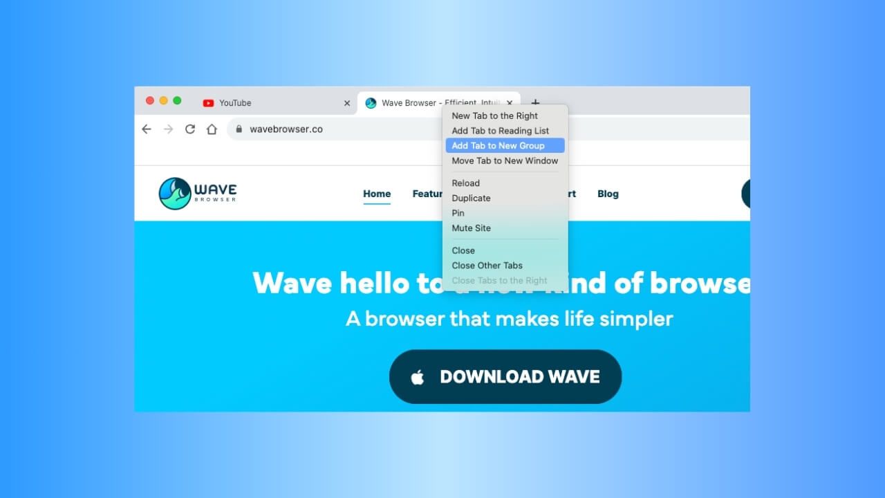 Wave Browser Efficient, Intuitive and Personal  Browser