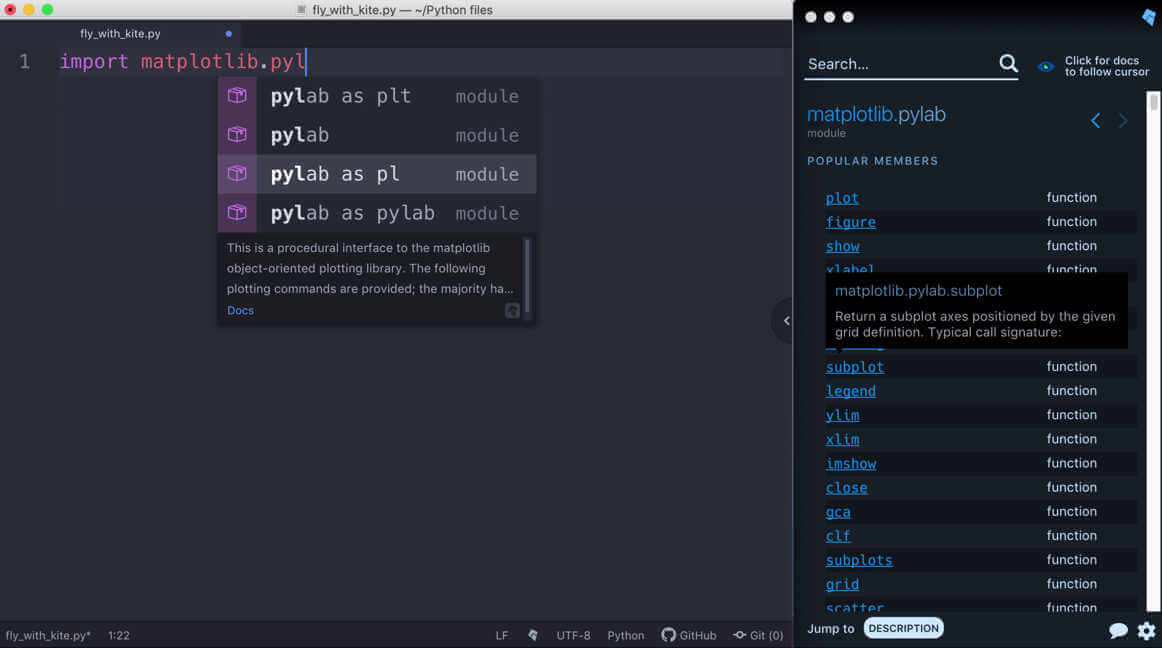 Download Kite For Python Code Editor Software To Assist The Code