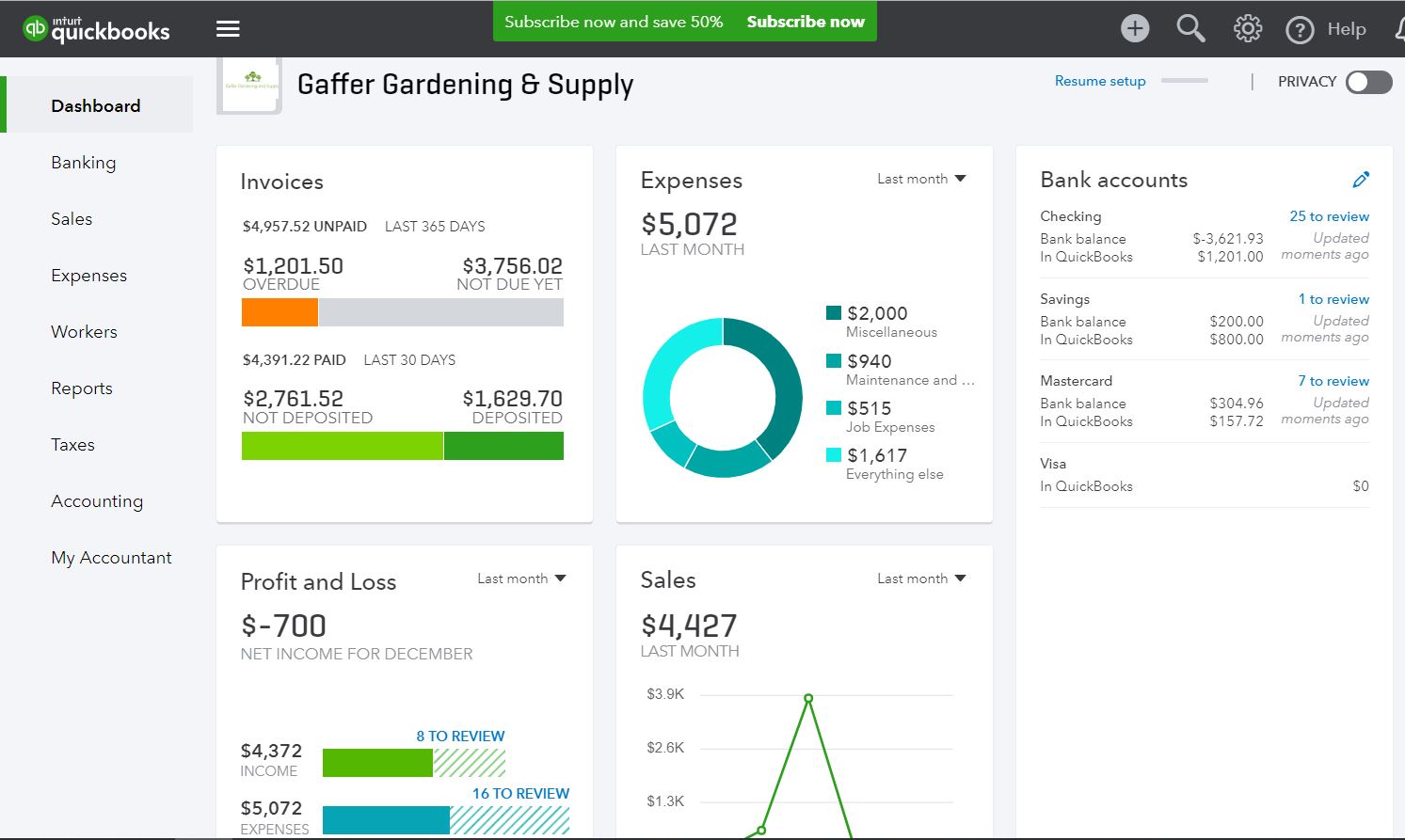 Download QuickBooks Online Small Business Accounting Software 2020