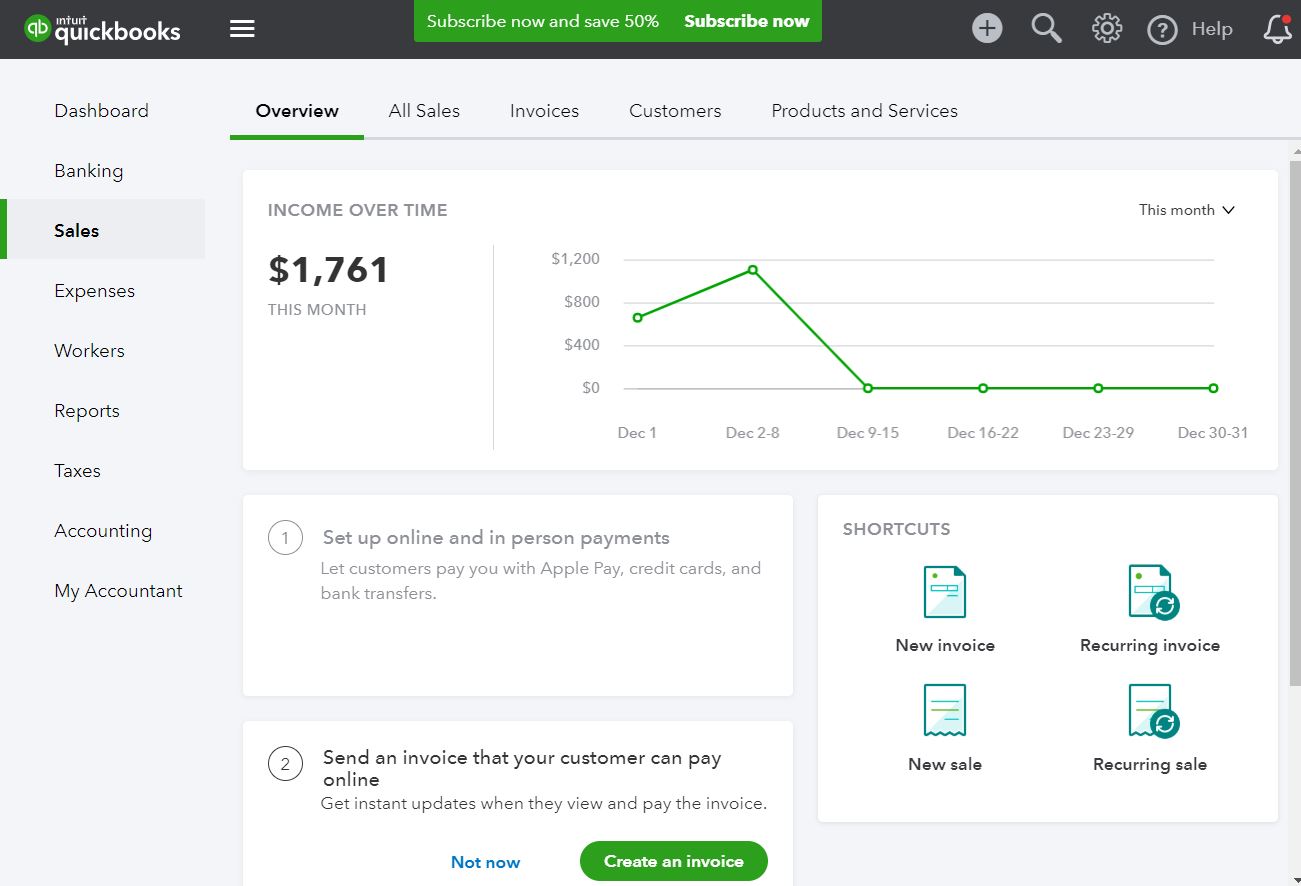 Download QuickBooks Online Small Business Accounting Software 2020