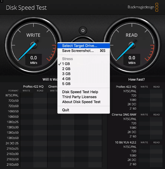 Terminal mac disk speed test falasvital