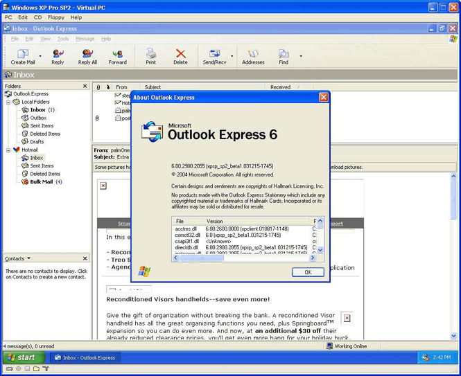 Download Microsoft Outlook Express gratis her DLC.dk