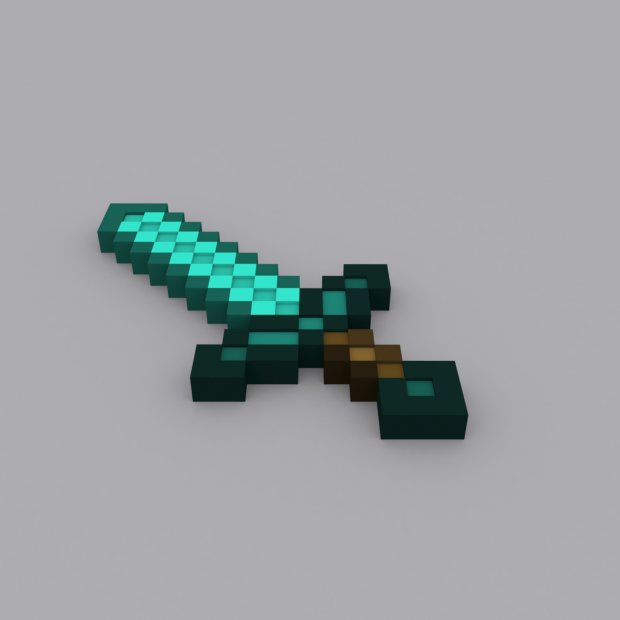 Diamond Sword Free 3D models