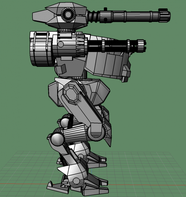 Gepard war robot Free 3D models