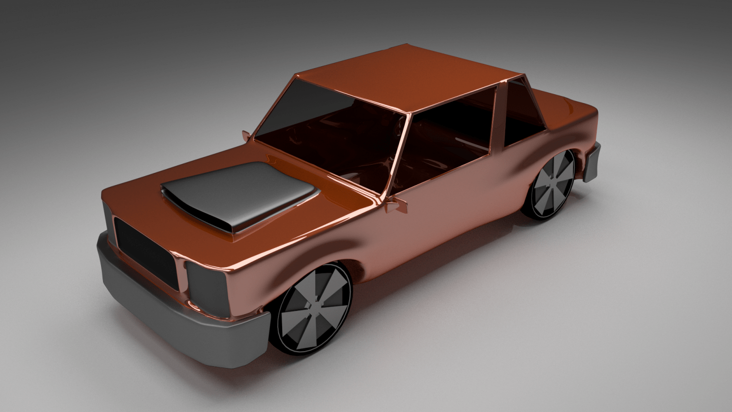 Simple car Free 3D models