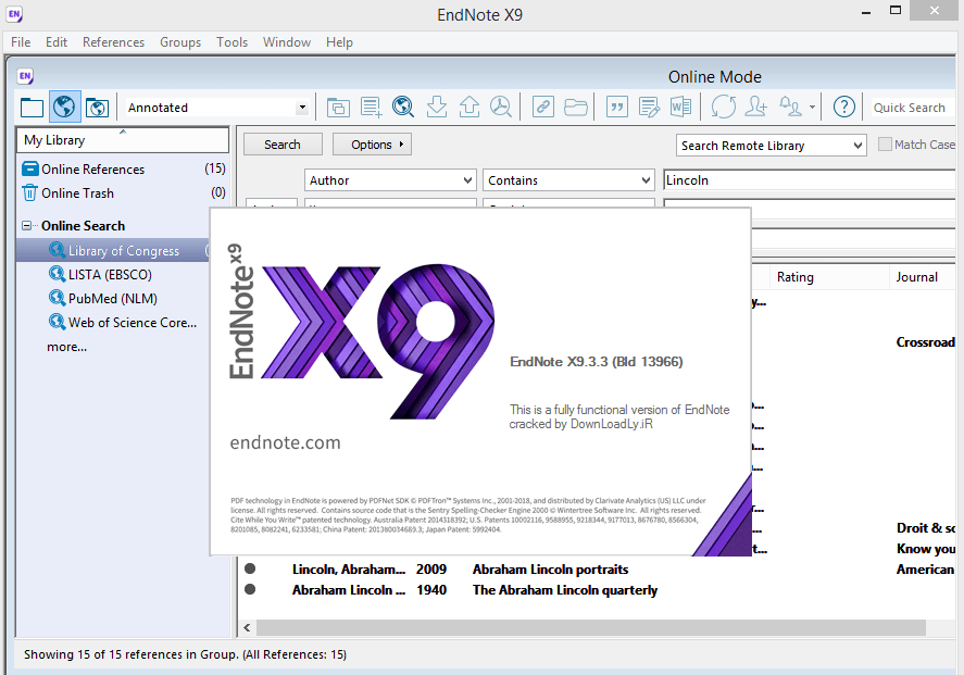 EndNote 20.0.1 Build 15043 Downloadly