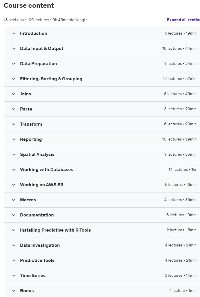 Udemy Alteryx The Complete Masterclass 20239 Downloadly