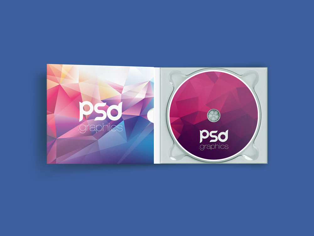 CD DVD Case Mockup Free PSD Download PSD