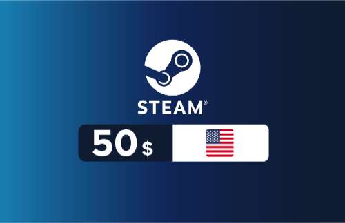 Steam Wallet Card USD 50 (US Store Works in USA Only) OneCard
