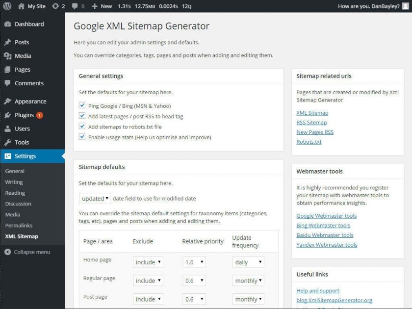 Download Google XML Sitemap Generator 1.3.4 Free Wordpress Plugin