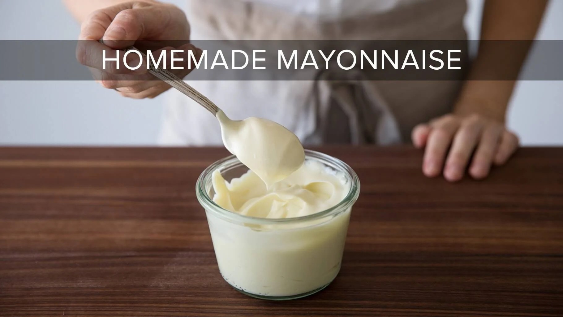 Mayonnaise NoFail Homemade Mayonnaise Recipe (in 1 minute!)