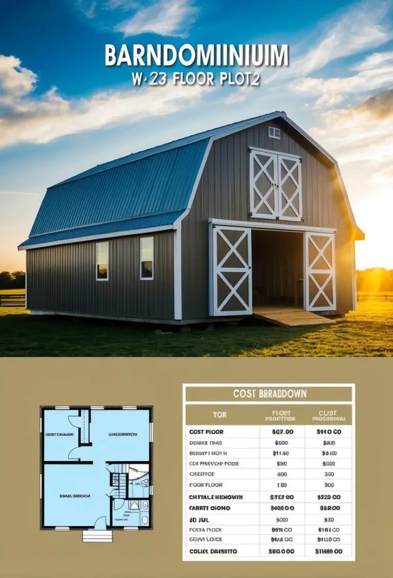 Barndominium Floor Plans with Cost A Comprehensive Guide to Budgeting