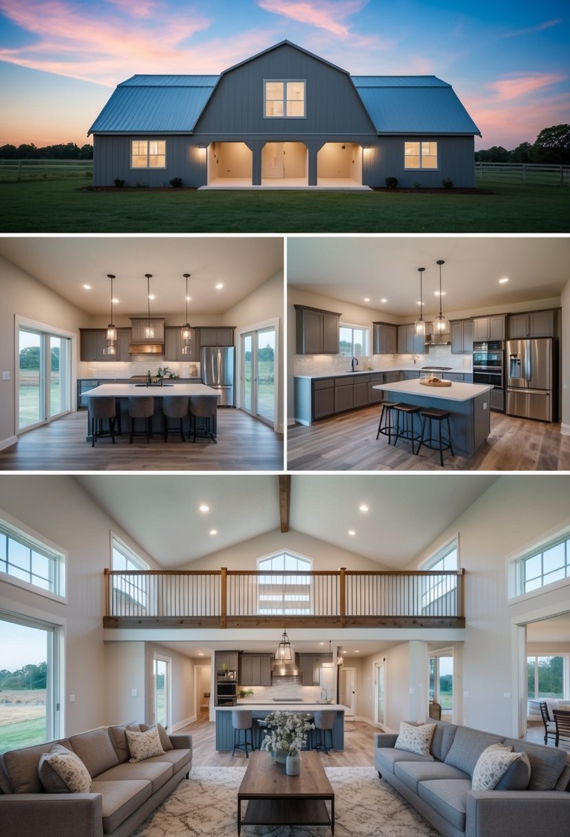 4 Bedroom 2 Story Barndominium Floor Plans Maximizing Space and Style