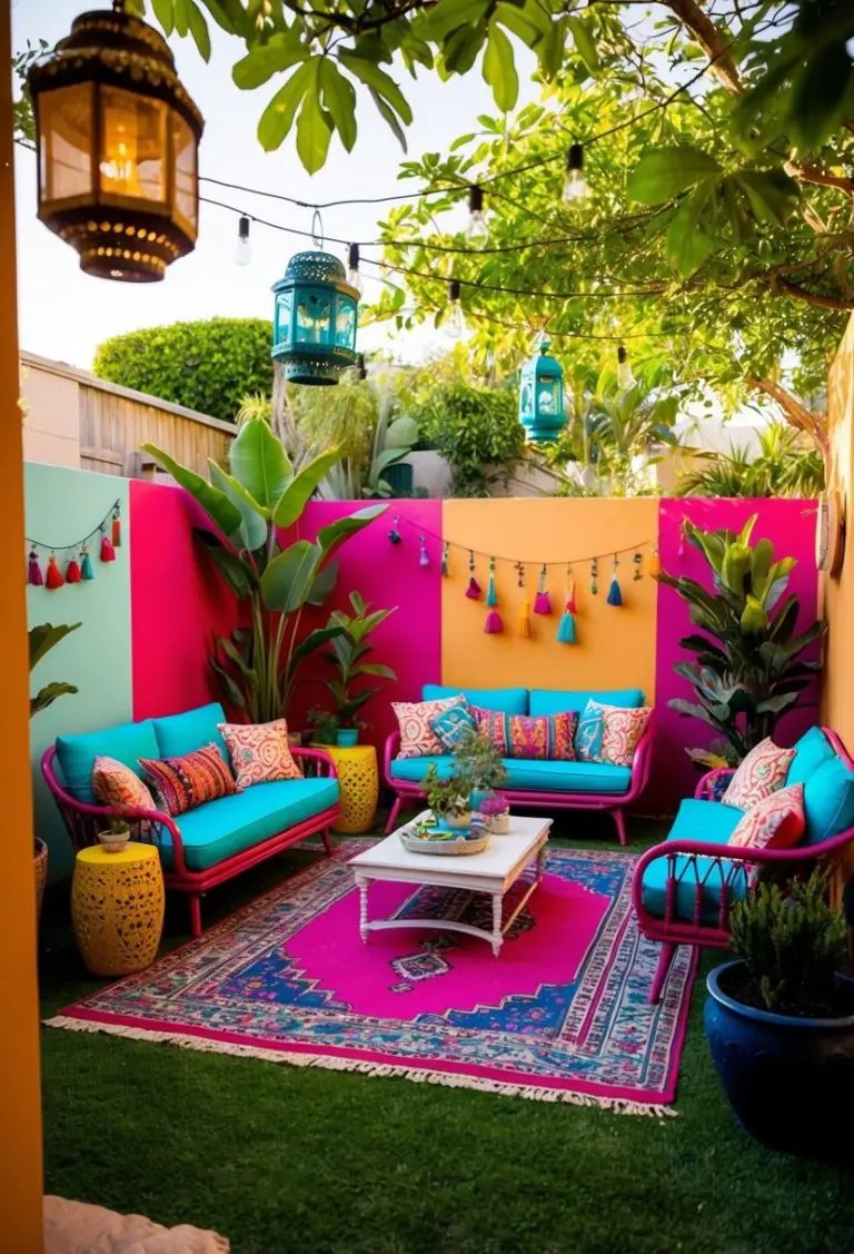 45 Bohemian Backyard Ideas for a Cozy Outdoor Gathering