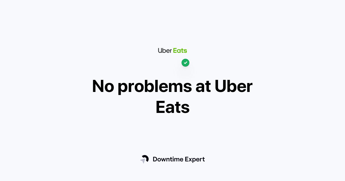 Is Uber Eats down? Realtime outages and issues Downtime Expert