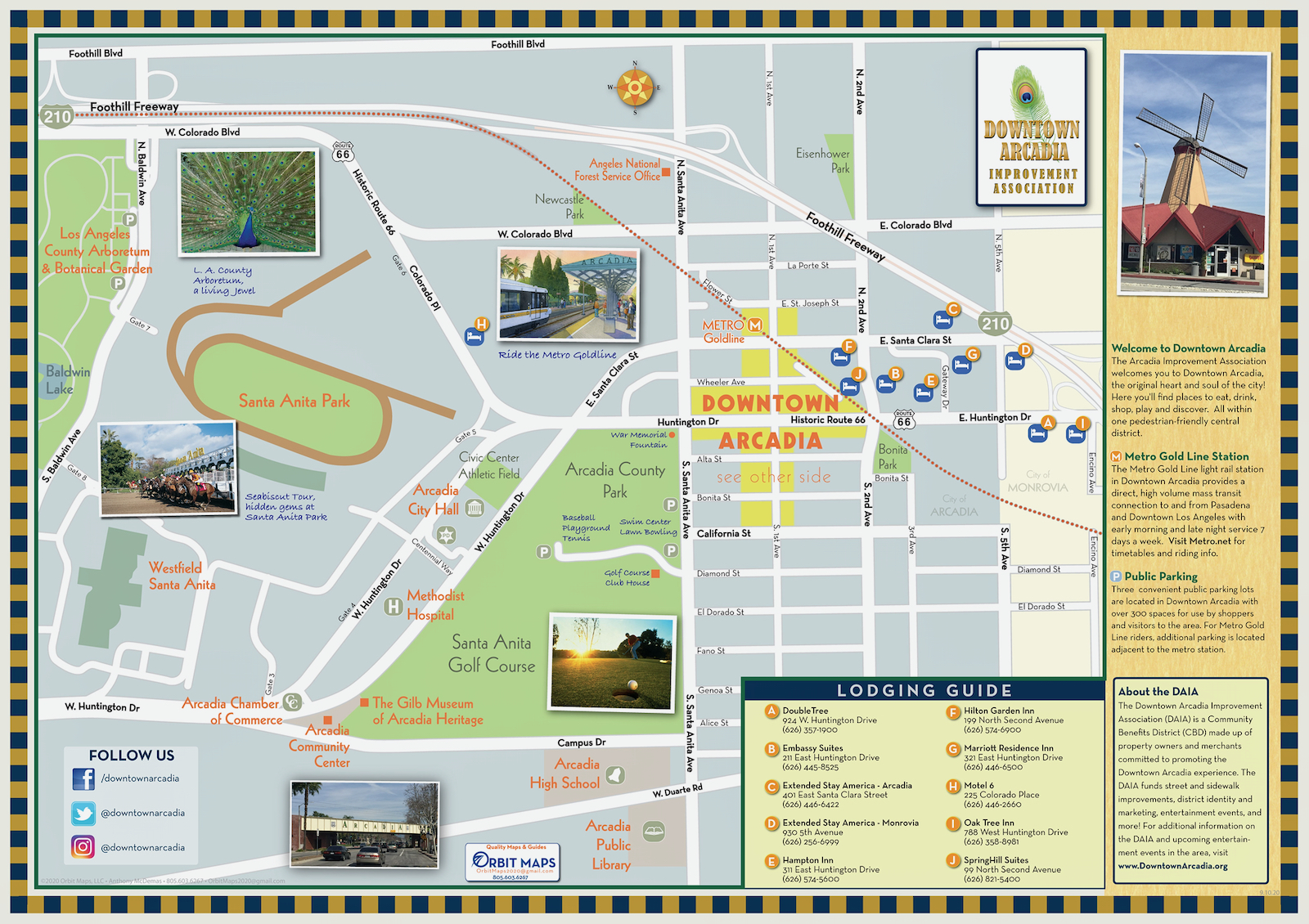 Downtown Arcadia maps Downtown Arcadia