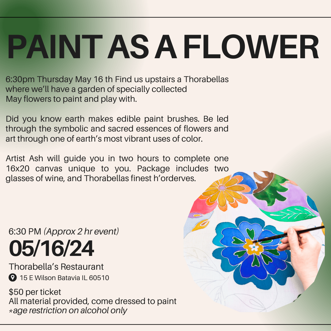 Paint as a Flower Batavia MainStreet