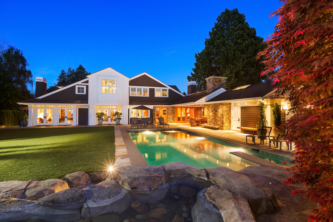 Home of the Month Yarrow Point Home Includes Guest House, Swimming