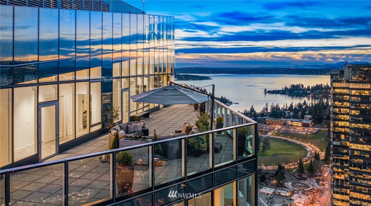 43rd Story Bellevue Towers Penthouse Lists for 17.98M Downtown