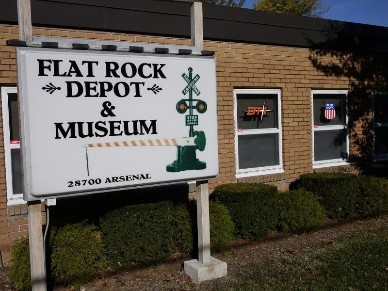 Flat Rock Train Museum Downtown Flat Rock