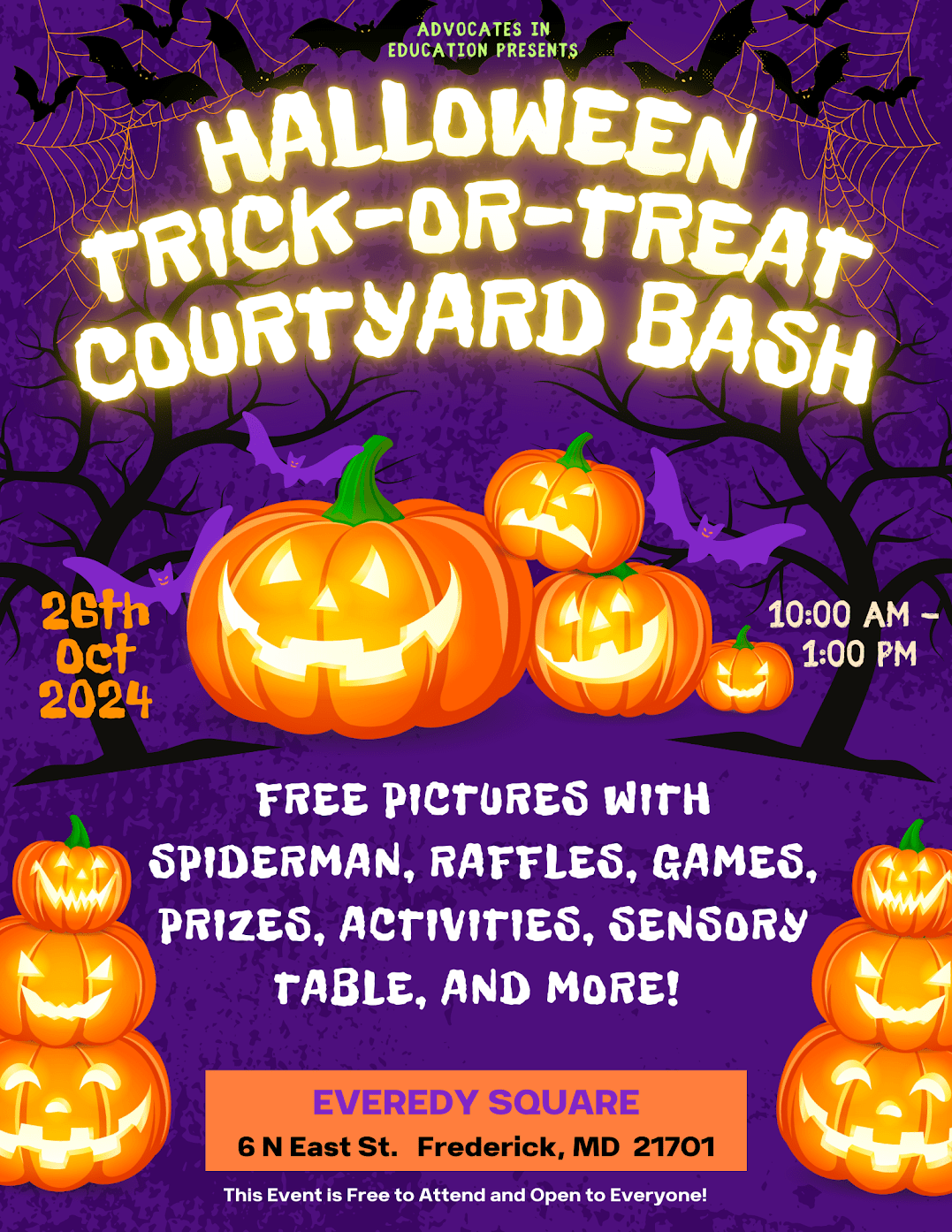 Halloween TrickOrTreat Courtyard Bash Everedy Square • Downtown
