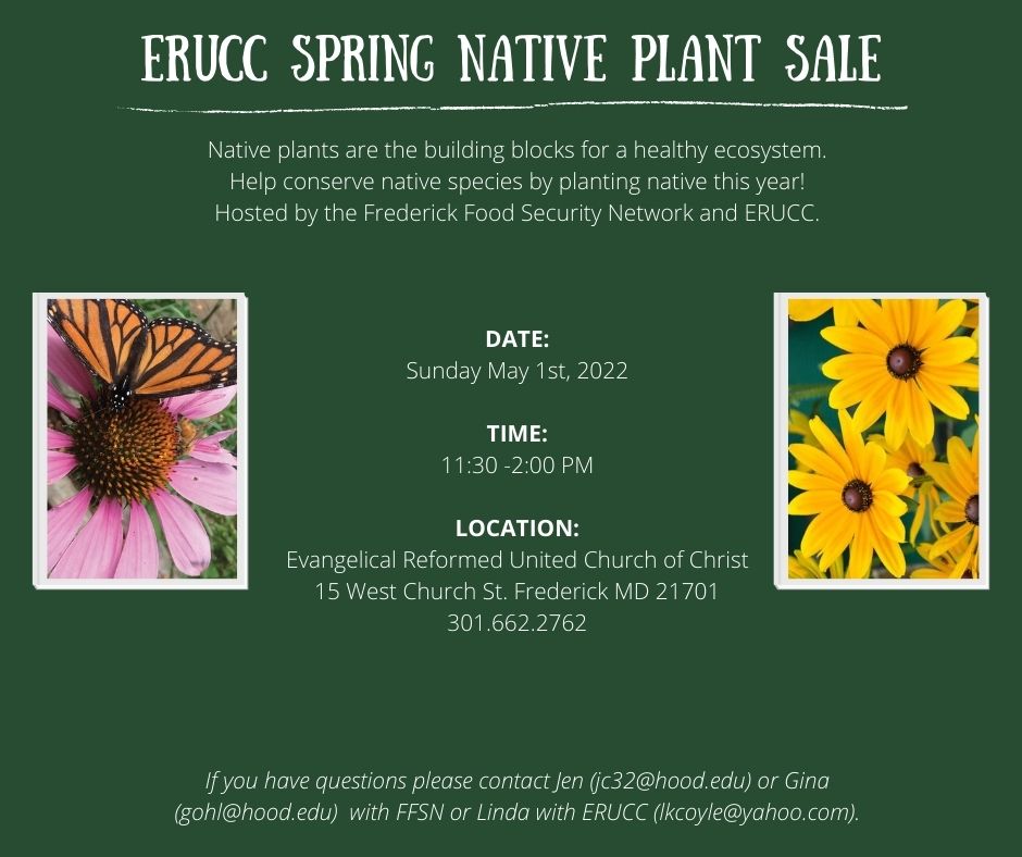 ERUCC Spring Native Plant Sale • Downtown Frederick Partnership