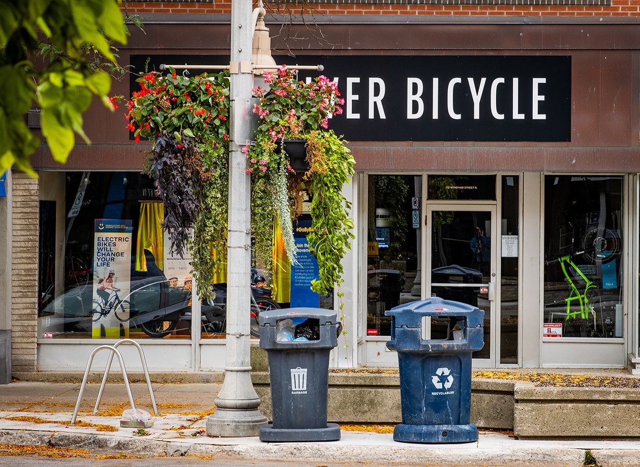 Speed River Bicycle Downtown Guelph