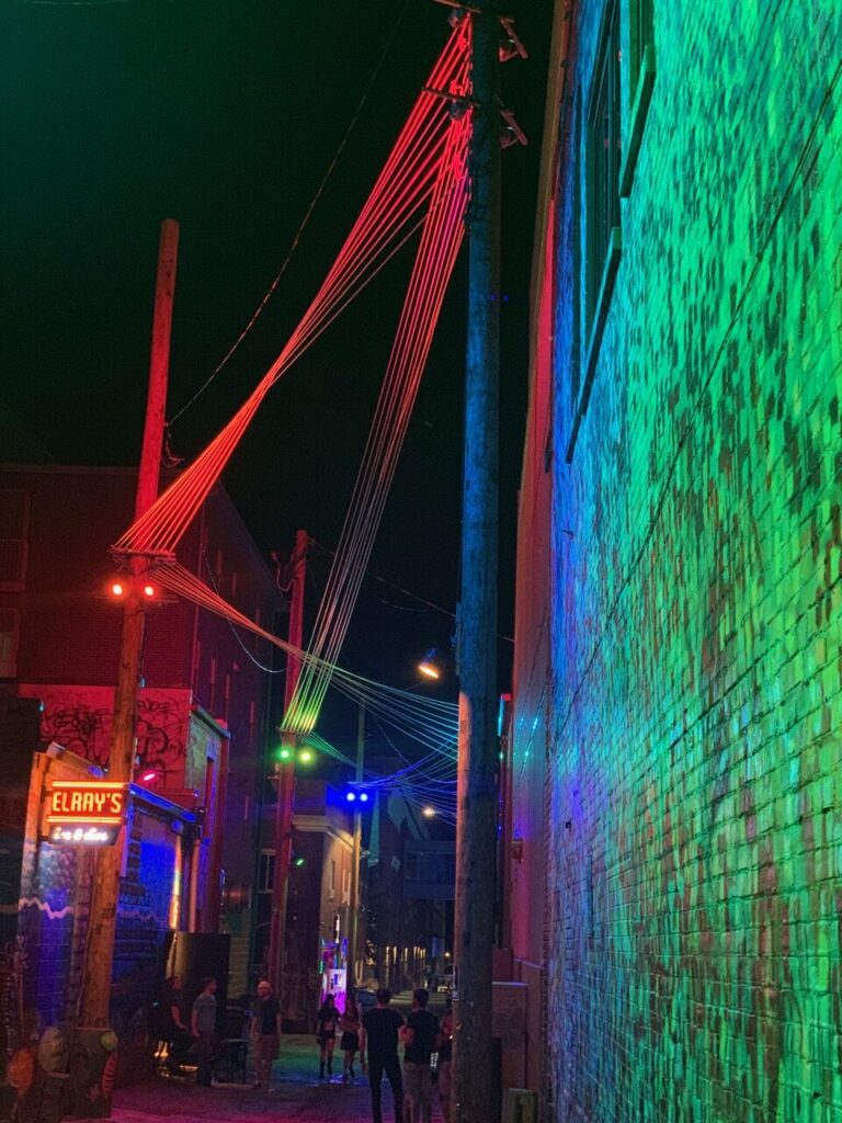 Downtown Iowa City Debuts Alley Art Installation Iowa City Downtown