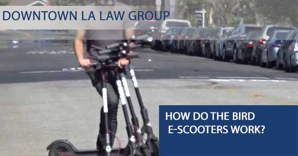 Things to Know after a Bird Scooter Accident Downtown LA Law Group