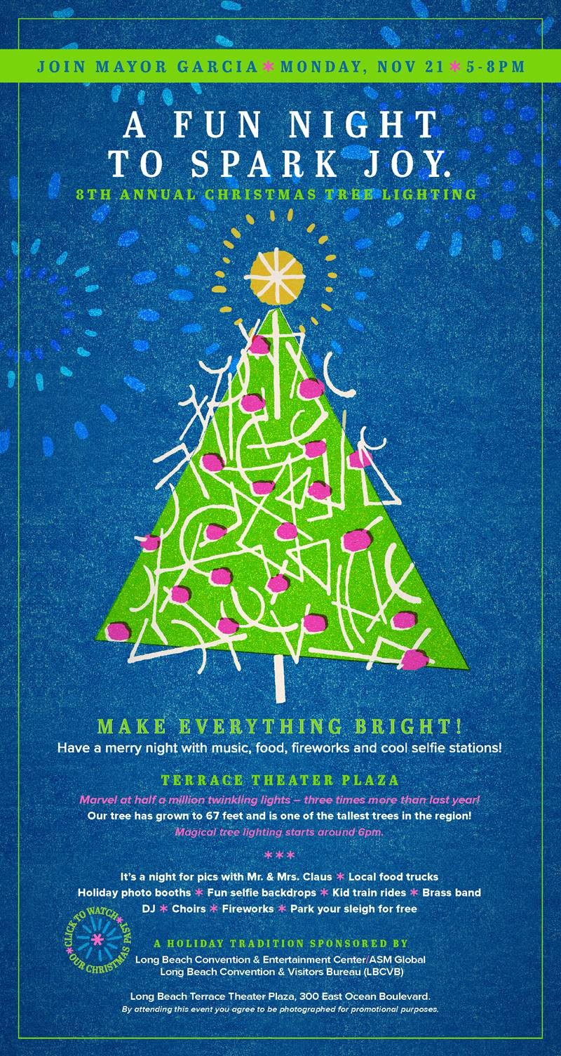 8th Annual Christmas Tree Lighting Downtown Long Beach Alliance