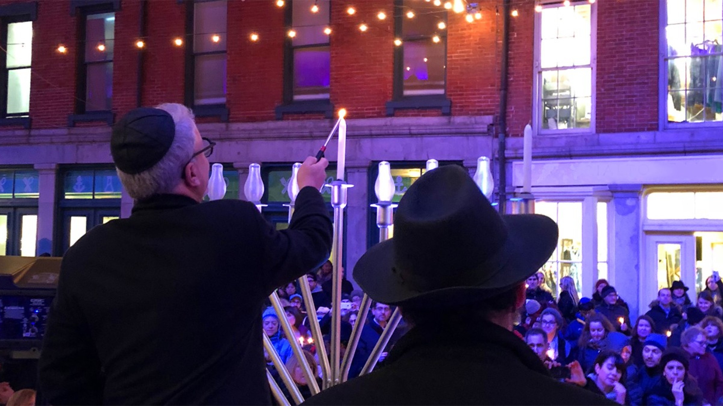 Ring In the Festival of Lights at the Seaport’s Hanukkah Menorah