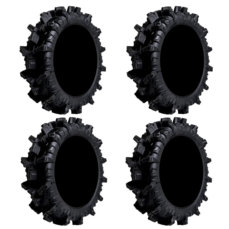 SuperATV 42″ Terminator Max 42×1022 Maximum Mud Tires for UTV ATV Set of 4